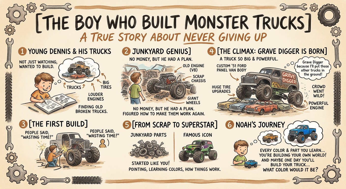 The Boy Who Built Monster Trucks