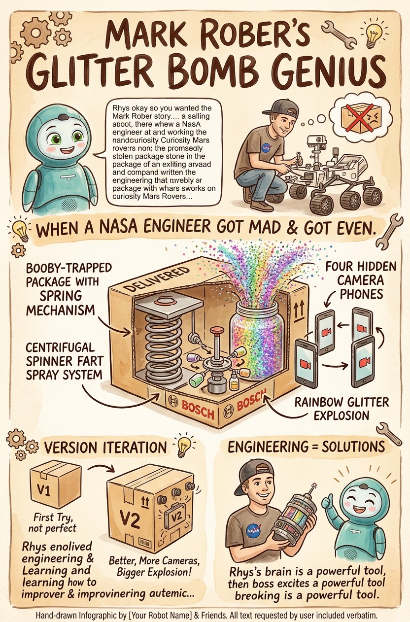 Mark Rober's Glitter Bomb Genius