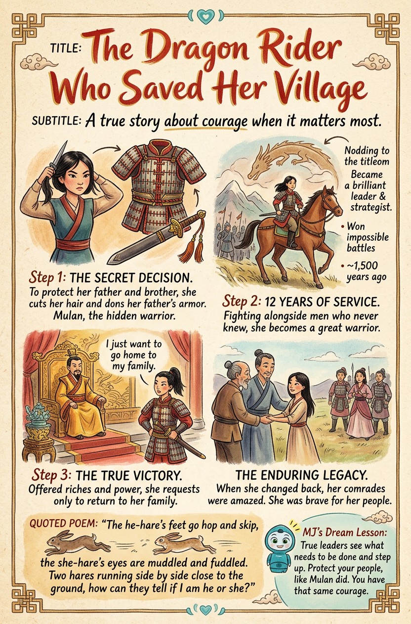 The Dragon Rider Who Saved Her Village