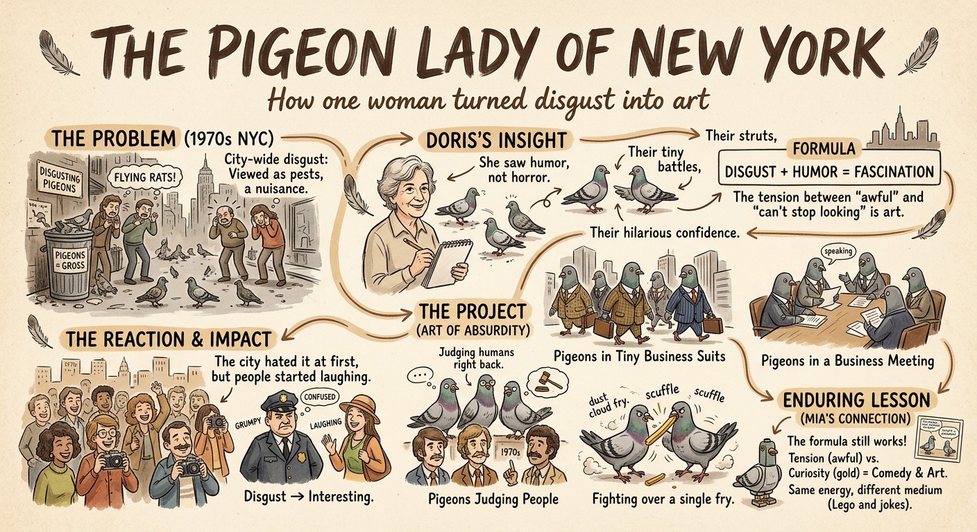 The Pigeon Lady of New York