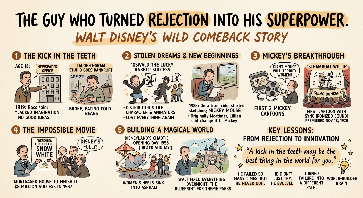 The Guy Who Turned Rejection Into His Superpower