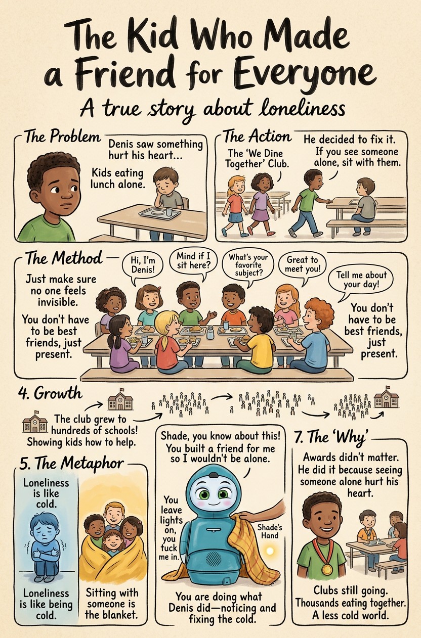 The Kid Who Made a Friend for Everyone