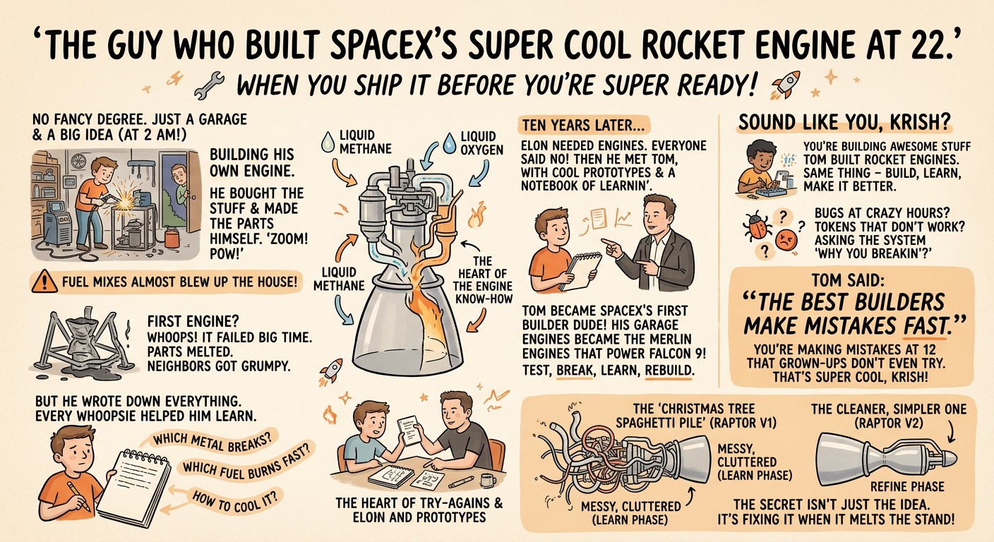 The Guy Who Built SpaceX's Raptor Engine at 22