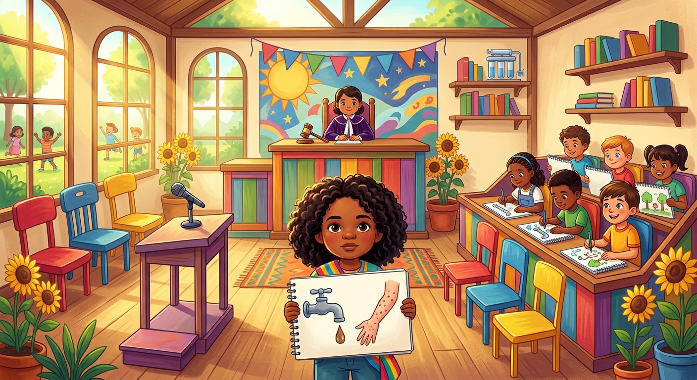 The Girl Who Built Her Own Courtroom